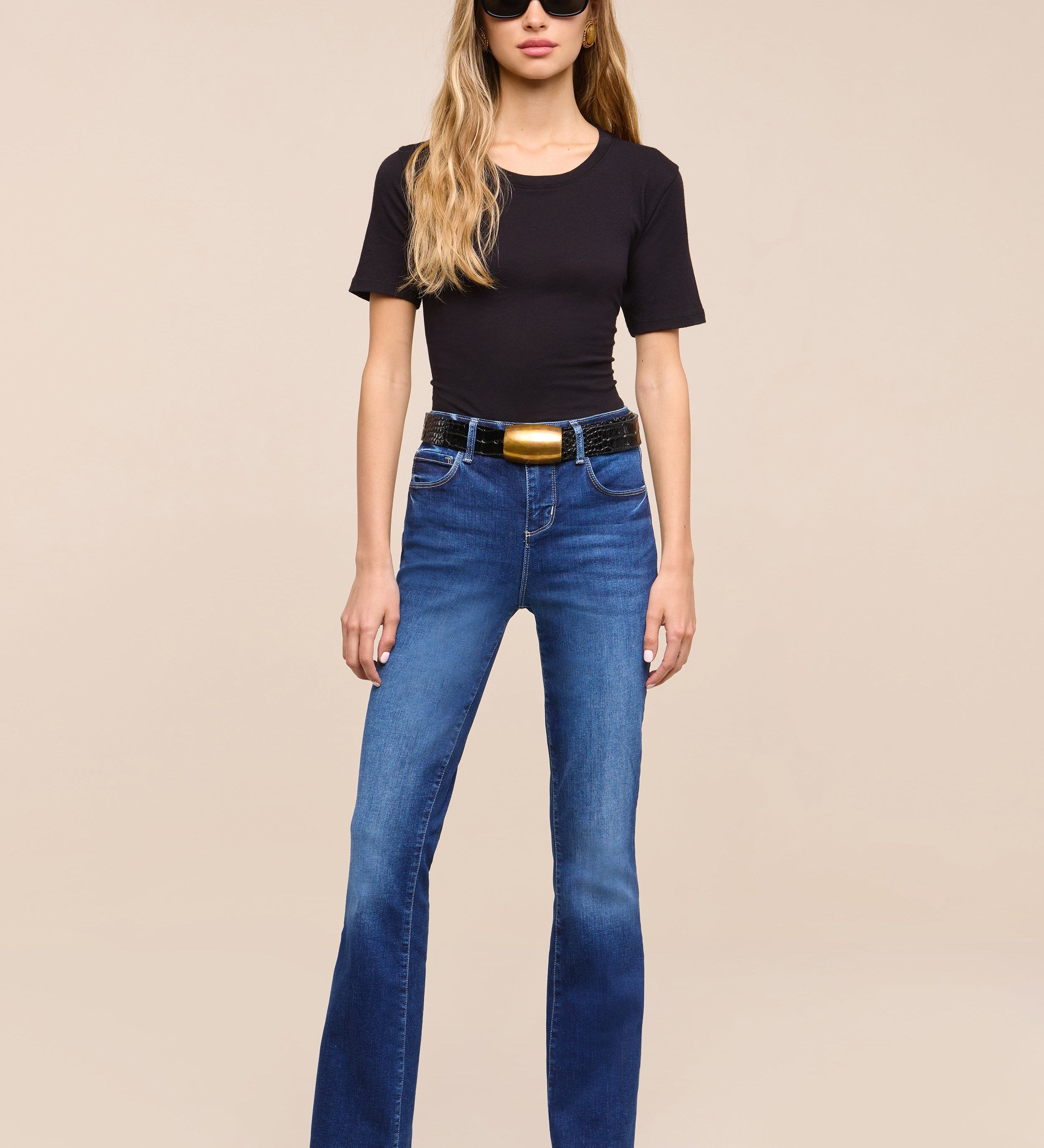 L'AGENCE - Petite Selma Bootcut Jean