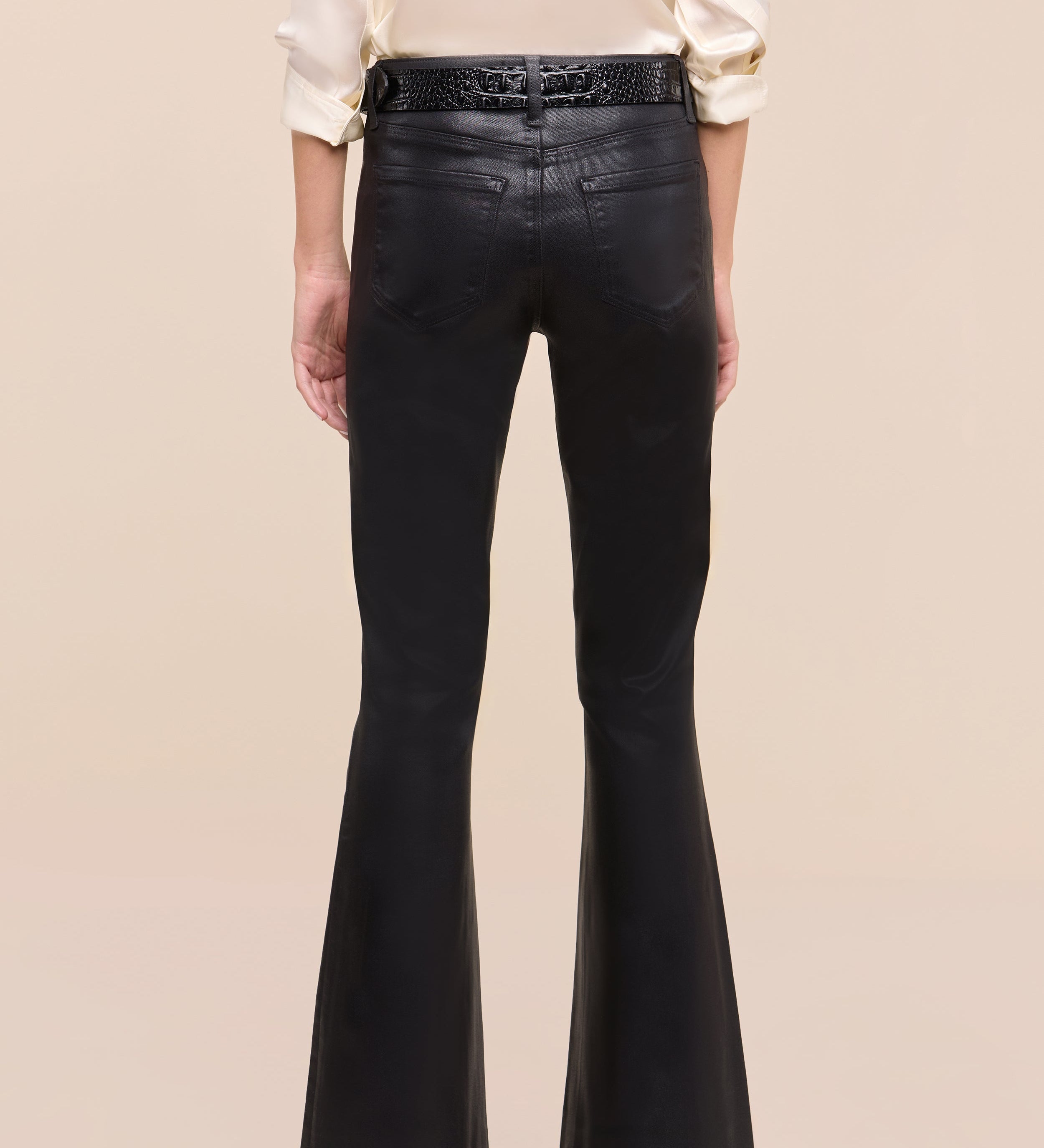 L'AGENCE - Petite Marty Coated Jean