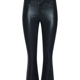 L'AGENCE - Kendra Coated Cropped Flare Jean