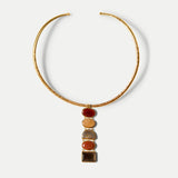 Veronica Beard - Torque Semi-Precious Stone Necklace