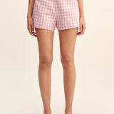 Posse - PERRI SHORT - PINK GINGHAM