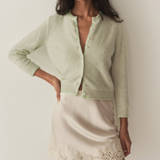 DÔEN - PAILLETTE CARDIGAN -- MINT TEA