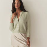 DÔEN - PAILLETTE CARDIGAN -- MINT TEA
