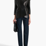 Khaite - Palto Jacket in Black Leather