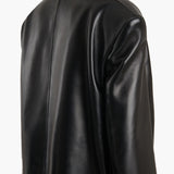 Khaite - Palto Jacket in Black Leather