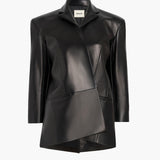 Khaite - Palto Jacket in Black Leather