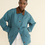 DOEN - PASCUAL JACKET - - CASPIAN BLUE