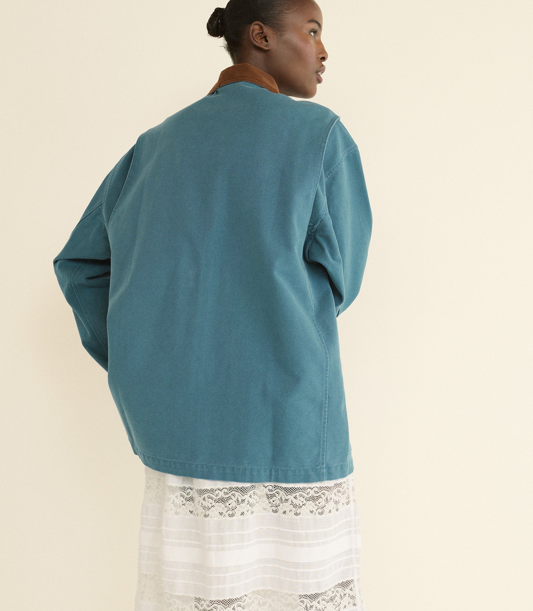 DOEN - PASCUAL JACKET - - CASPIAN BLUE