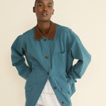 DOEN - PASCUAL JACKET - - CASPIAN BLUE
