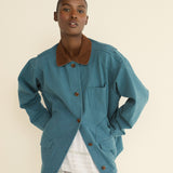 DOEN - PASCUAL JACKET - - CASPIAN BLUE
