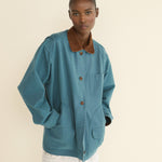 DOEN - PASCUAL JACKET - - CASPIAN BLUE