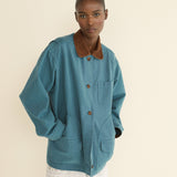 DOEN - PASCUAL JACKET - - CASPIAN BLUE