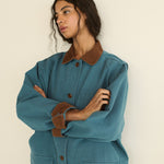 DOEN - PASCUAL JACKET - - CASPIAN BLUE