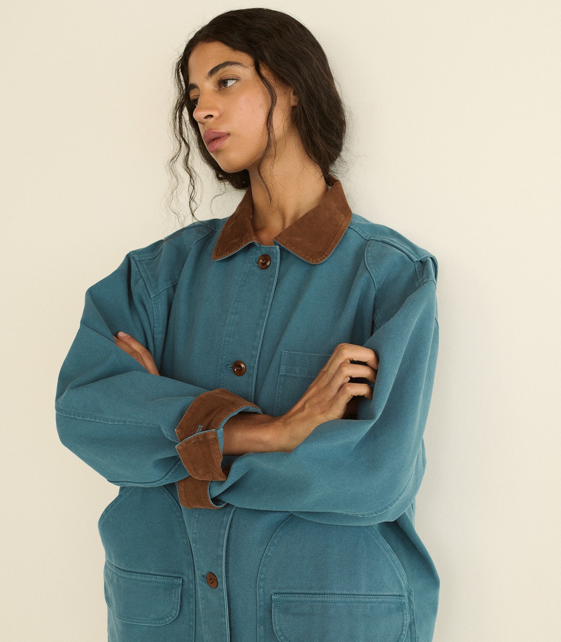 DOEN - PASCUAL JACKET - - CASPIAN BLUE