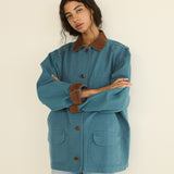DOEN - PASCUAL JACKET - - CASPIAN BLUE
