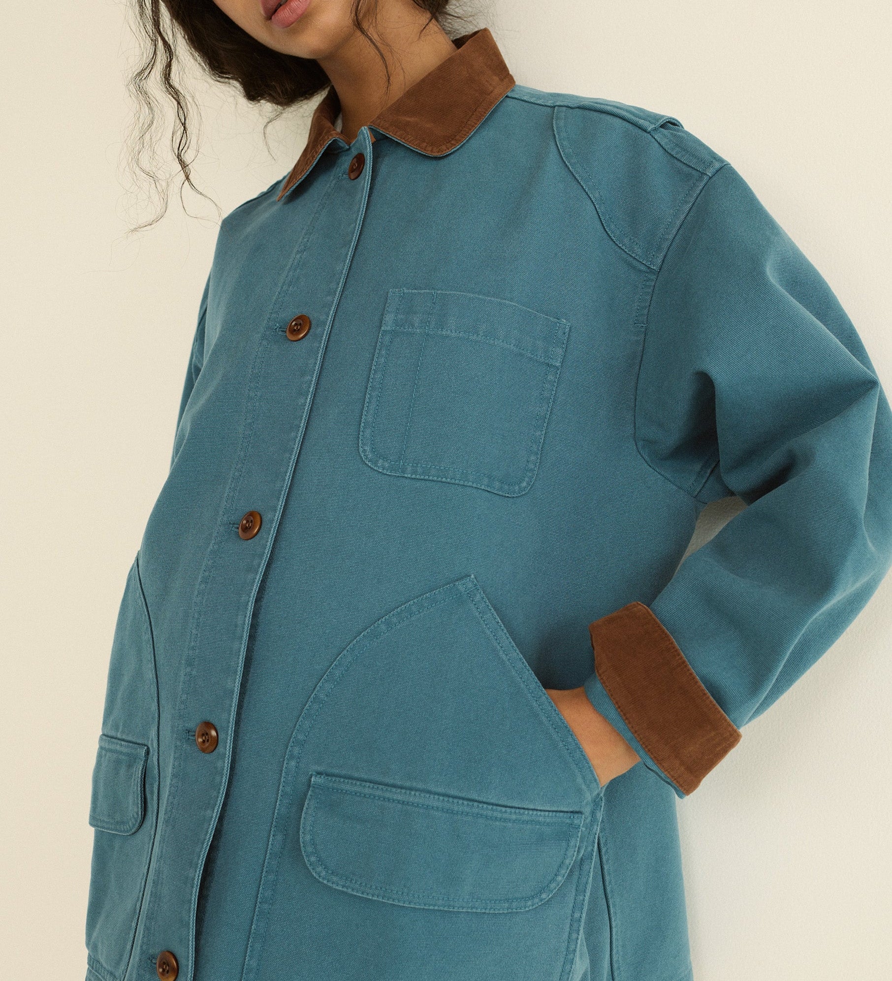 DOEN - PASCUAL JACKET - - CASPIAN BLUE