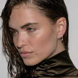 Dorsey - PAVÉ PEAR - DROP HUGGIE EARRING IN MOISSANITE