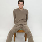 FRAME - Cashmere Crewneck Sweater -- Soft Mocha