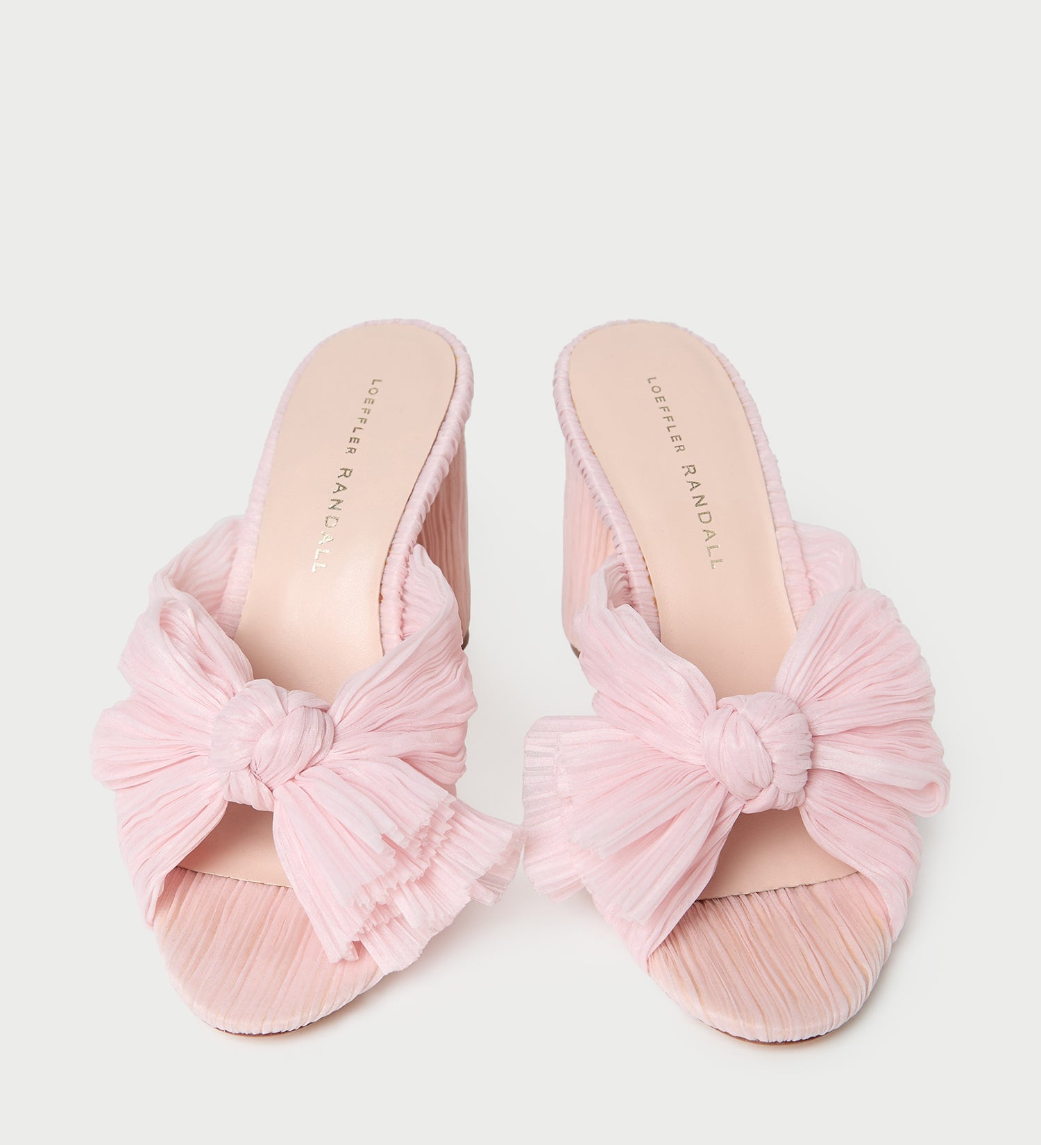Loeffler Randall - Penny Pink Pleated Bow Heel
