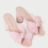 Loeffler Randall - Penny Pink Pleated Bow Heel