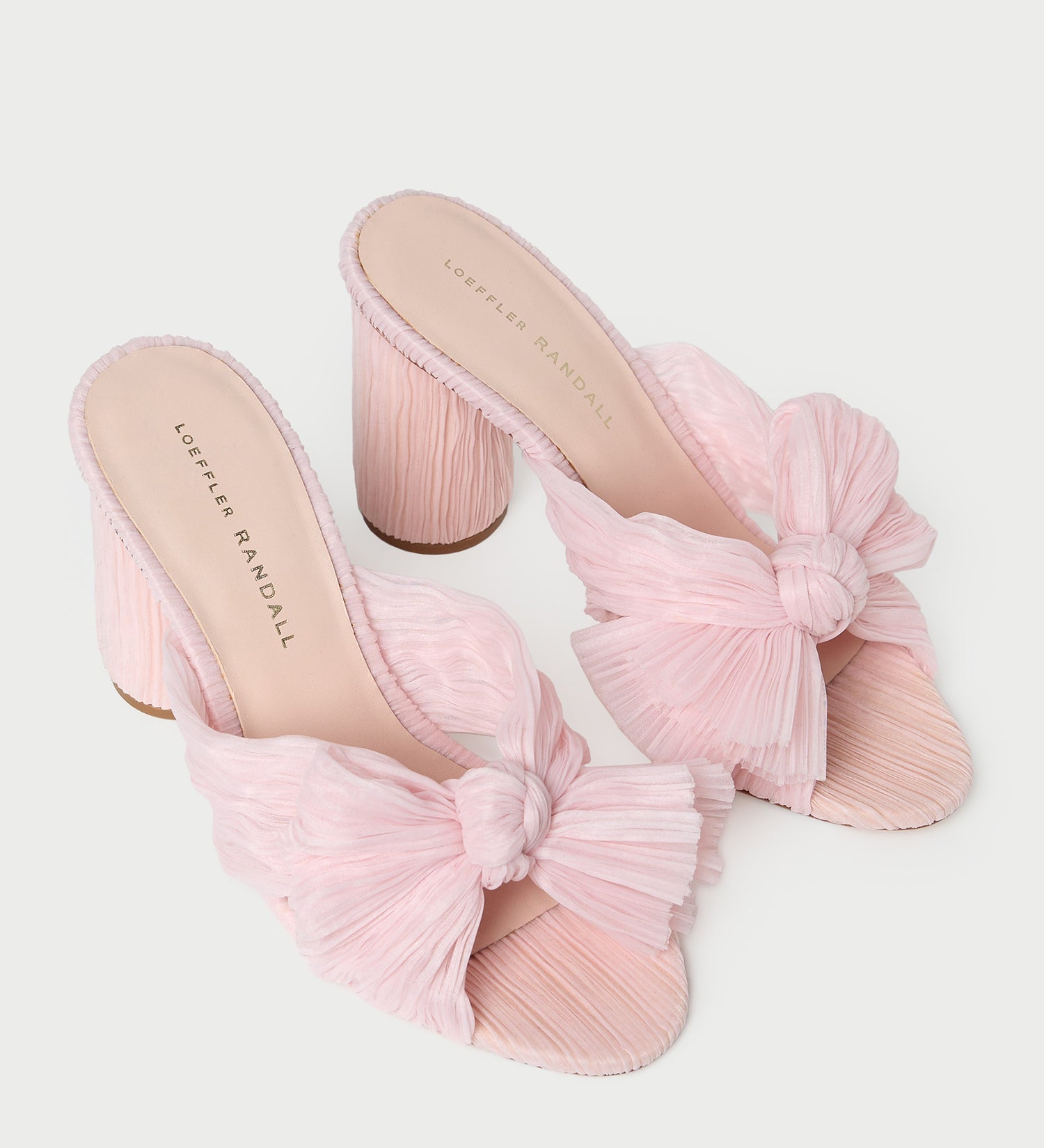 Loeffler Randall - Penny Pink Pleated Bow Heel