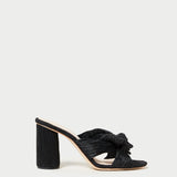 Loeffler Randall - Penny Black Pleated Bow Heel