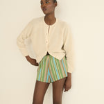 DOEN - PEROLINE CASHMERE CARDIGAN - - DOGWOOD