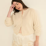 DOEN - PEROLINE CASHMERE CARDIGAN - - DOGWOOD