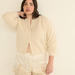 DOEN - PEROLINE CASHMERE CARDIGAN - - DOGWOOD