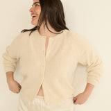 DOEN - PEROLINE CASHMERE CARDIGAN - - DOGWOOD