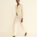 DOEN - PEROLINE CASHMERE CARDIGAN - - DOGWOOD