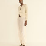 DOEN - PEROLINE CASHMERE CARDIGAN - - DOGWOOD