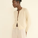 DOEN - PEROLINE CASHMERE CARDIGAN - - DOGWOOD