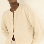 DOEN - PEROLINE CASHMERE CARDIGAN - - DOGWOOD