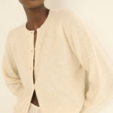 DOEN - PEROLINE CASHMERE CARDIGAN - - DOGWOOD