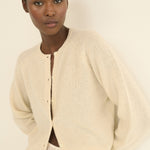 DOEN - PEROLINE CASHMERE CARDIGAN - - DOGWOOD