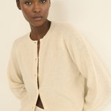 DOEN - PEROLINE CASHMERE CARDIGAN - - DOGWOOD