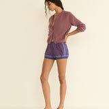 DOEN - PEROLINE CASHMERE CARDIGAN - - ROSE MAUVE
