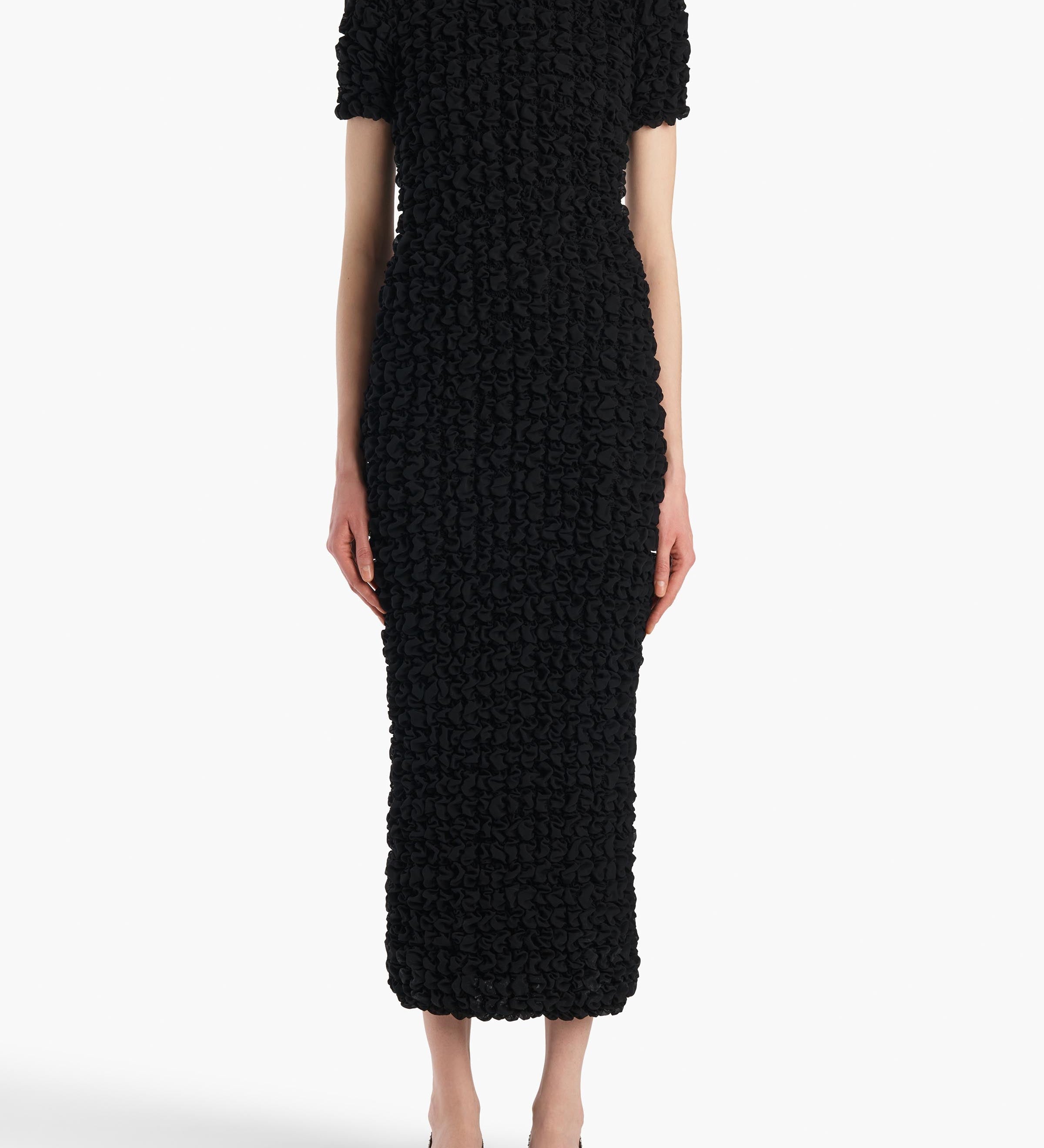 Khaite - Perry Dress in Black Silk