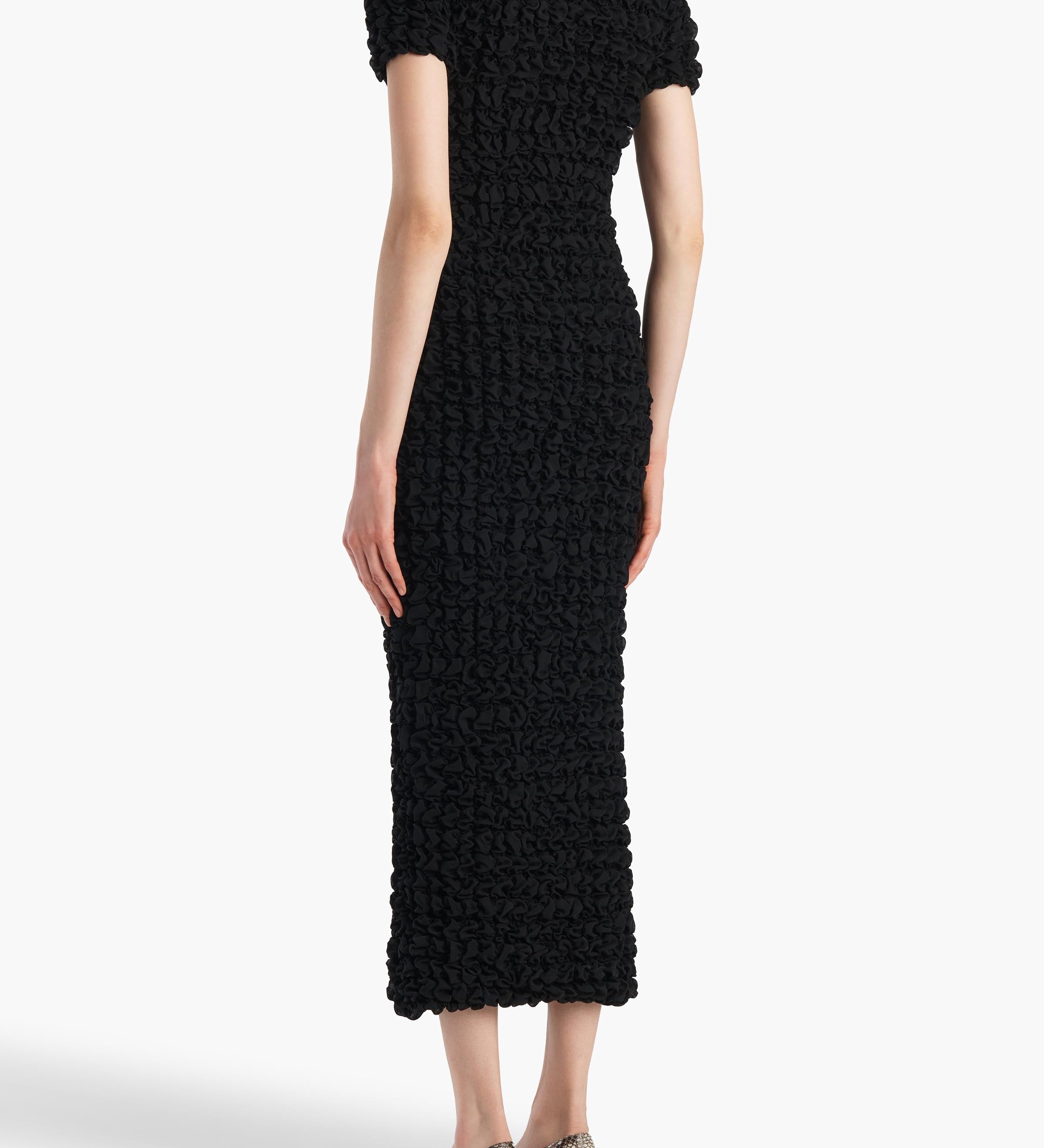 Khaite - Perry Dress in Black Silk