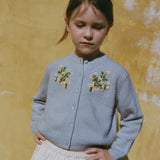 DOEN - PETIT GARDENIA CASHMERE CARDIGAN