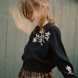 DÔEN - PETIT TRESOR CARDIGAN -- BLACK