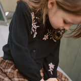 DÔEN - PETIT TRESOR CARDIGAN -- BLACK