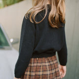 DÔEN - PETIT TRESOR CARDIGAN -- BLACK