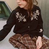 DÔEN - PETIT TRESOR CARDIGAN -- BLACK