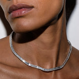 Dorsey - PETITE BESSETTE RIVIÈRE NECKLACE IN MOISSANITE