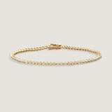 Kinn - Petite Madison Tennis Bracelet Diamond Yellow Gold