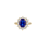 Dorsey - PETITE SPENCER, LAB BLUE SAPPHIRE RING, GOLD
