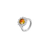 Dorsey - PETITE SPENCER, LAB YELLOW SAPPHIRE RING, SILVER