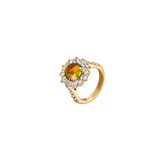 Dorsey - PETITE SPENCER, LAB YELLOW SAPPHIRE RING, GOLD